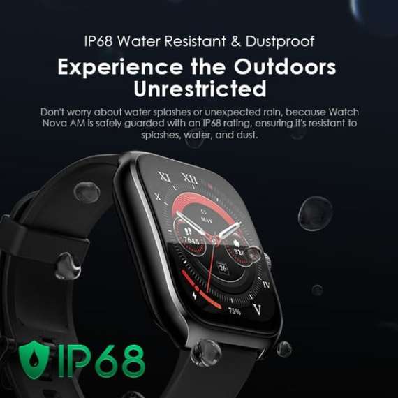oraimo Watch Nova AM 2.01" AMOLED Screen Curved Cover Smart Watch, 9 image