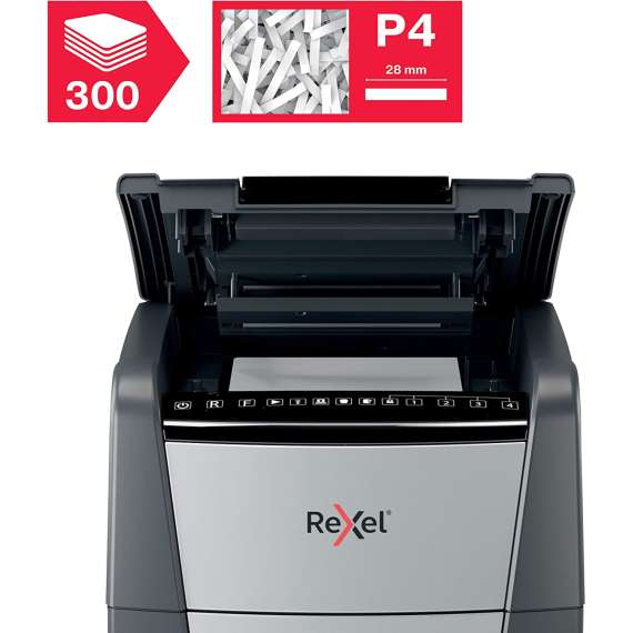 REXEL OPTIMUM AUTOFEED 300X UK SHREDDER, 2 image