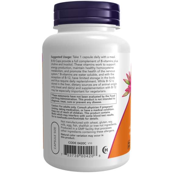 Now B50 100Capsules Supplement, 3 image