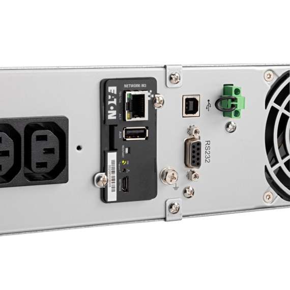 Eaton 9E 1000VA 900 W Input C14 Outputs (4) C13 Rack 2U Online UPS, 2 image