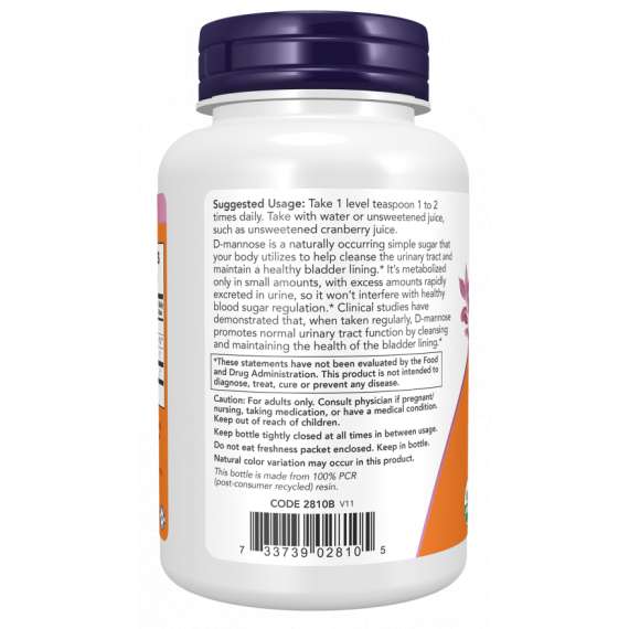 Now 85gm D-Mannose Powder Supplement, 3 image