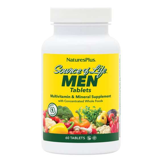 Natures Plus Source of Life Men Multivitamin 60Tablets Supplement