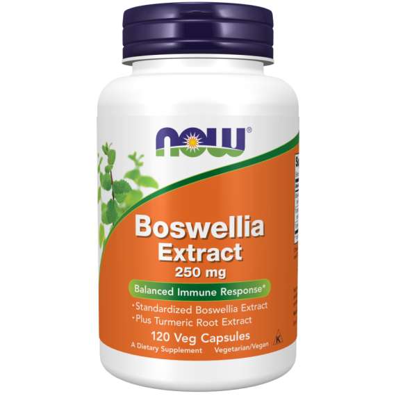 Now 250mg Boswellia Extract 120Capsules Supplement