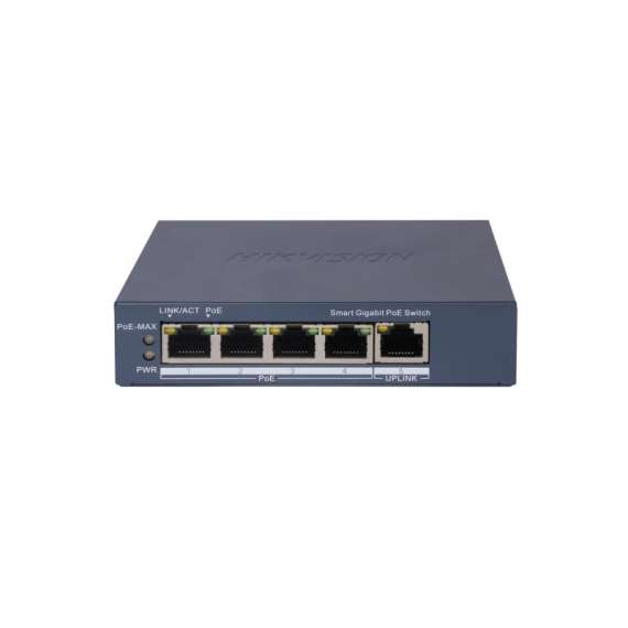 Hikvision DS-3E1505P-EI/M  4 Port Gigabit Smart POE Switch