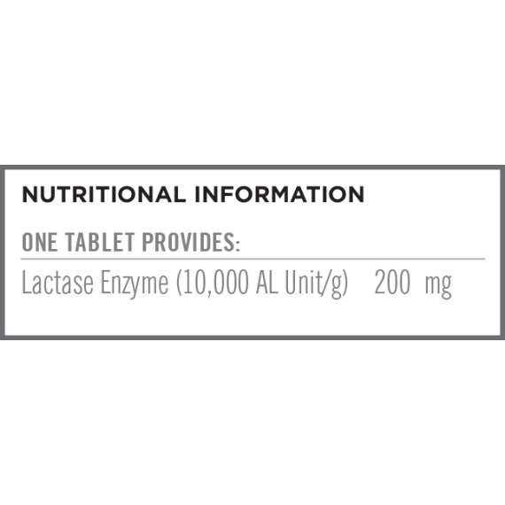 Lactase Enzyme 200mg 30 Tablets Supplement, 2 image