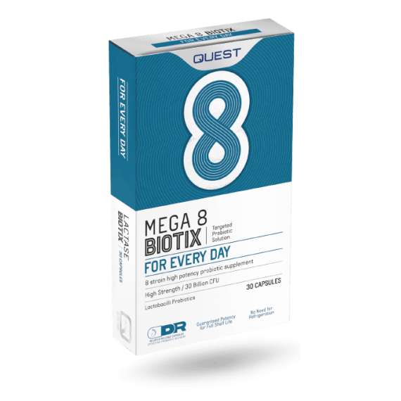 Quest Mega8Biotix 30 Capsules Supplement