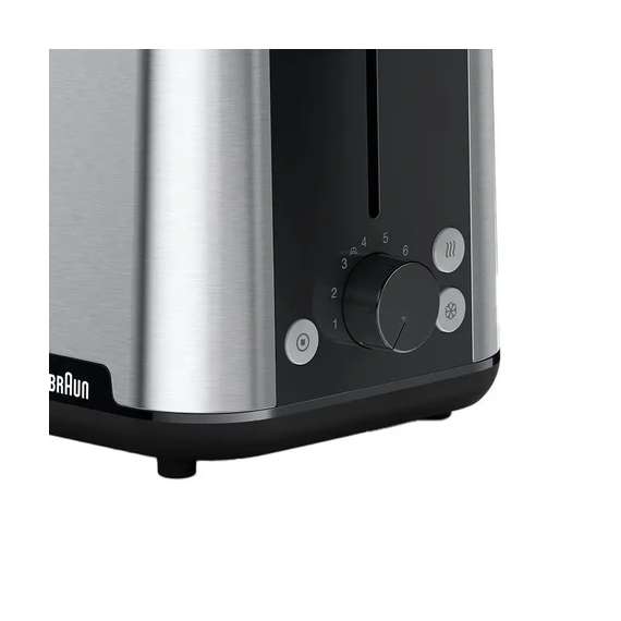 Braun HT 1510 BK Purshine Bread Toaster, 2 image