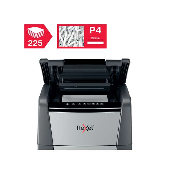REXEL OPTIMUM AUTOFEED 225X CROSS CUTSHREDDER, 3 image