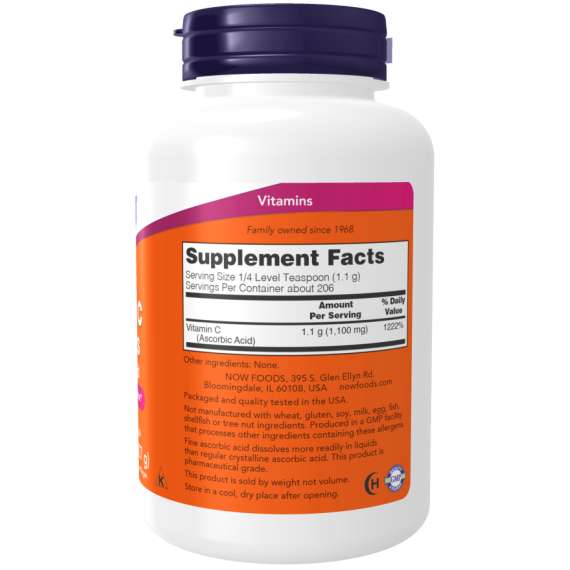 Now 227gm VitaminC Crystals Powder Supplement, 2 image