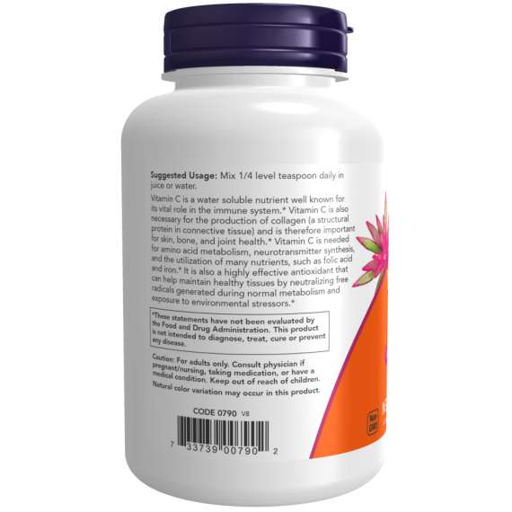 Now 227gm VitaminC Crystals Powder Supplement, 3 image