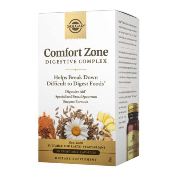 Comfort Zone Digestive Complex 90 Vegetable Capsules Supplement