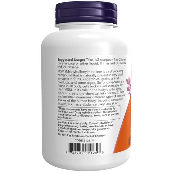Now 227gm MSM Powder Supplement, 3 image