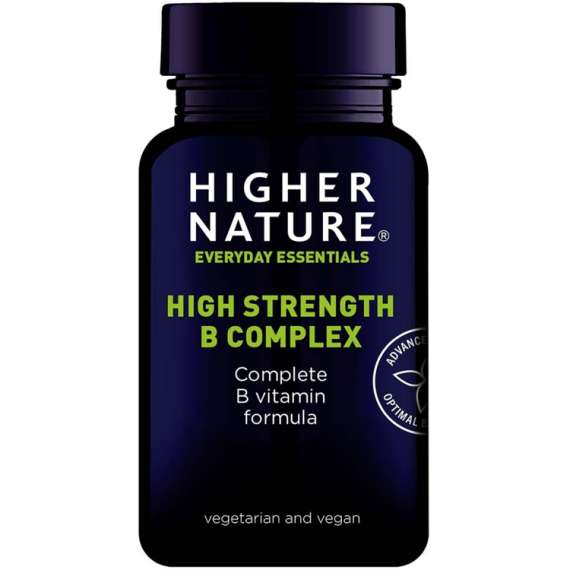 Higher Nature High Strength B Complex 30 Capsules Supplement