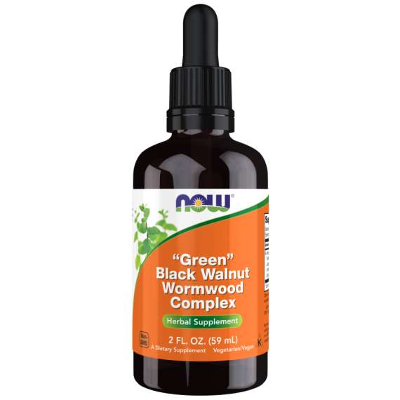Now 59ml Fresh Green Black Walnut Wormwood Complex Supplement