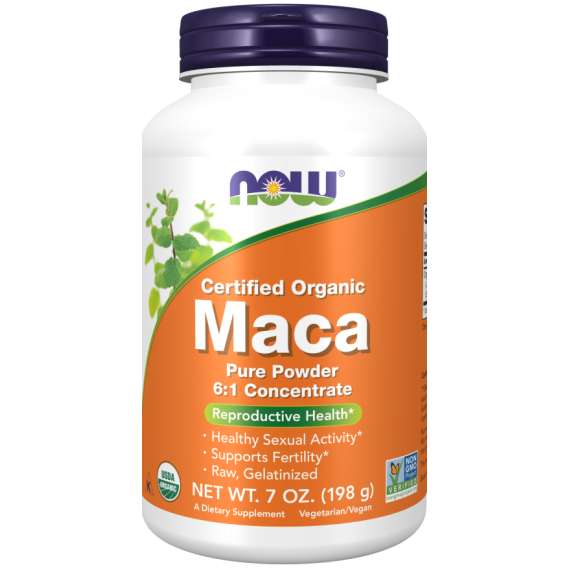 Now 198g Maca Pure Powder Supplement