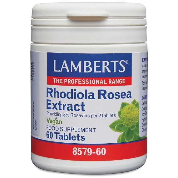 Lamberts Rhodiola Rosea Extract 60 Tablets Supplement