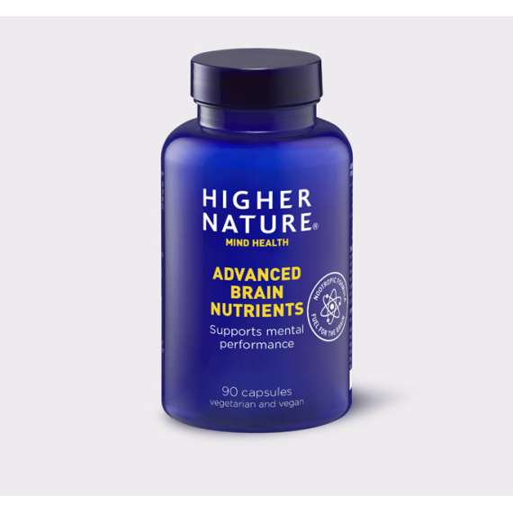 Higher Nature Advanced Brain Nutrients 90 Capsules Supplement