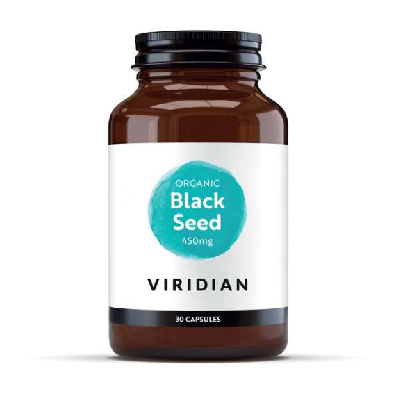 Viridian Black Seed Oil 450mg 30 Caosules Supplement