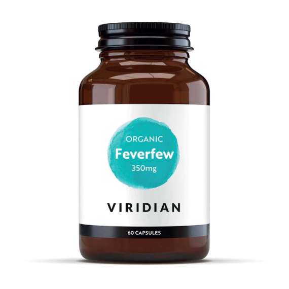 Viridian Feverfew 350mg 60Capsules Supplement