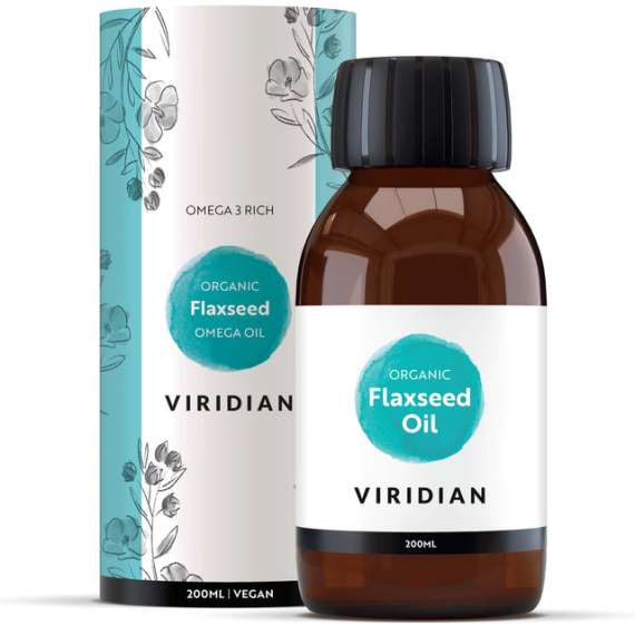 Viridian Organic Golden Flaxseed Oil 200ml Supplement
