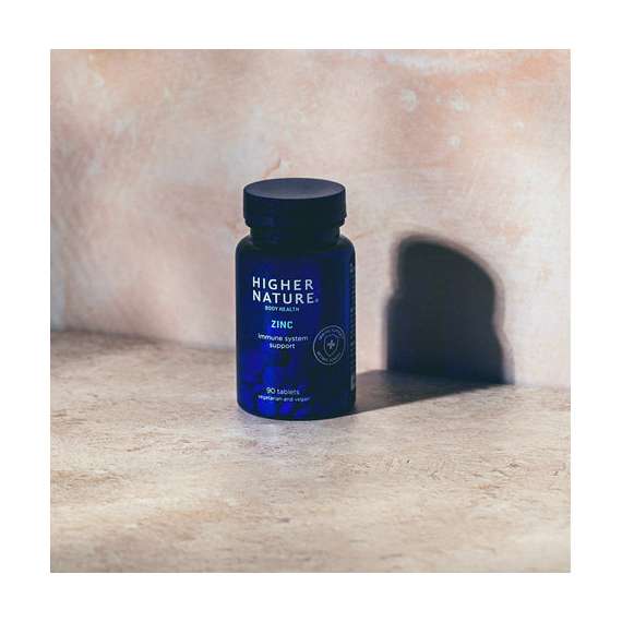 Higher Nature Zinc 20mg plus Copper 90 Vegan Tablets Supplement