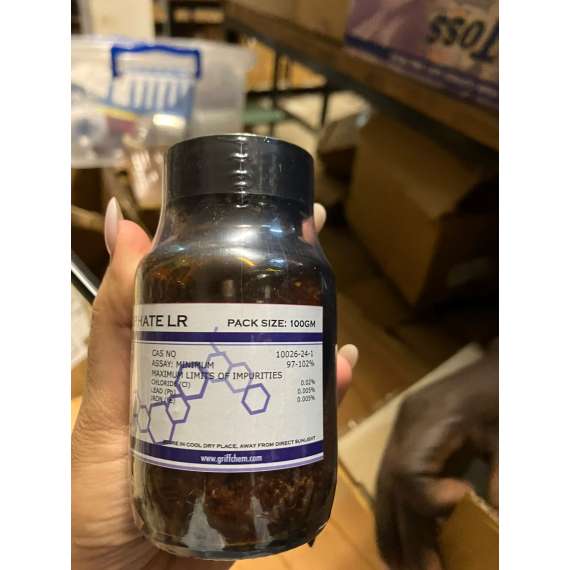 Griffchem 100g Cobalt (II) Sulphate Heptahydrate Lab Reagent, 2 image