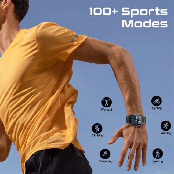 Promate 1.78" Curved AMOLED Fitness Tracker Smartwatch, 5 image