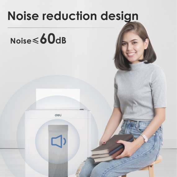 DELI T051 CROSS-CUT PAPER SHREDDER, 4 image