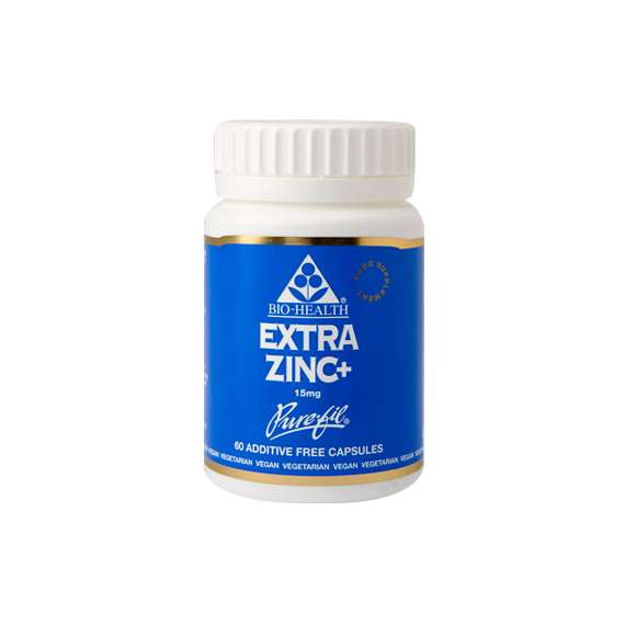 BioHealth 15mg  Extra Zinc 60 Capsules Supplement