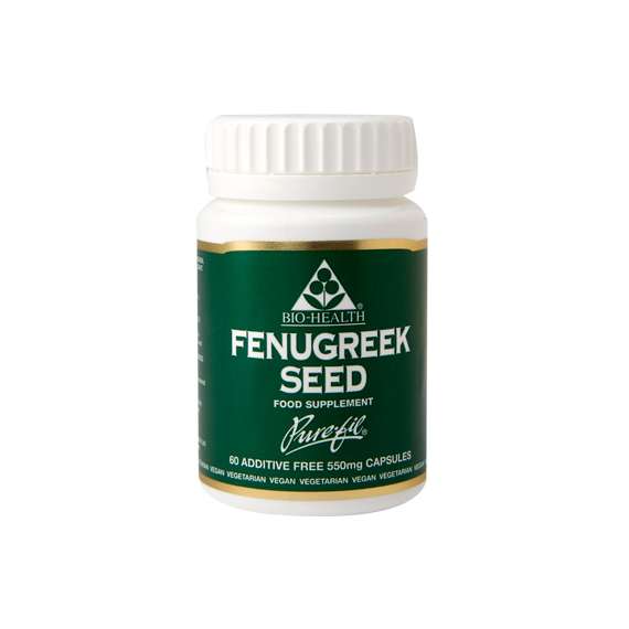 BioHealth 550mg Fenugreek Seed 60 Capsules Supplement