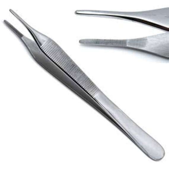Adson Forceps, Instrument Style: Non-Toothed, Instrument Length: 16cm