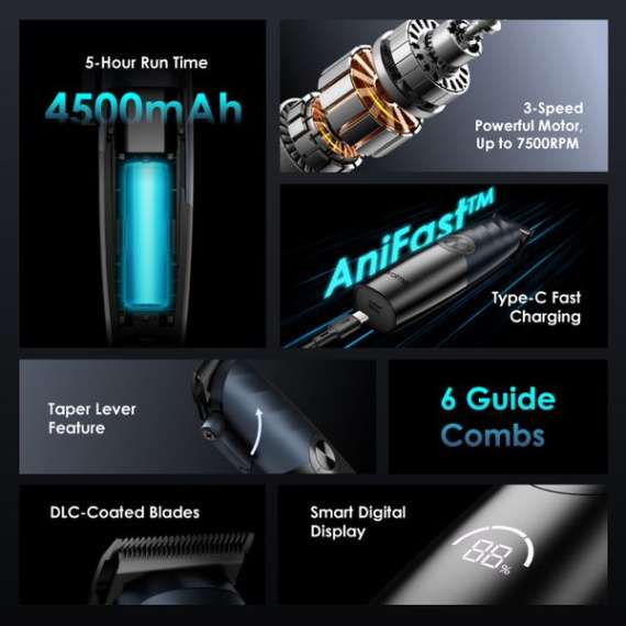 Oraimo SmartClipper Pro Max Professional Hair Clipper, 3 image