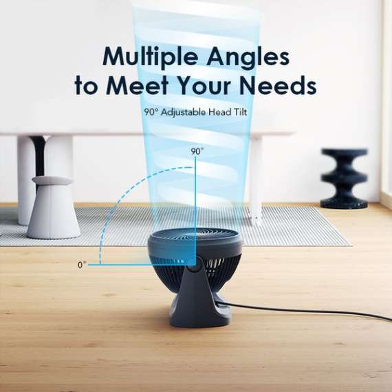 Oraimo SmartTableFan Powerful Cooling Table Fan, 5 image