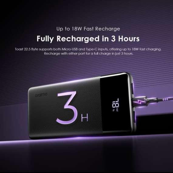 Oraimo Toast 22.5 Byte 10000mAh 22.5W Power Bank, 5 image