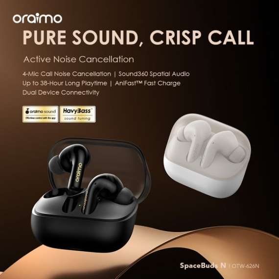 Oraimo SpaceBuds N ANC True Wireless Earbuds, 2 image