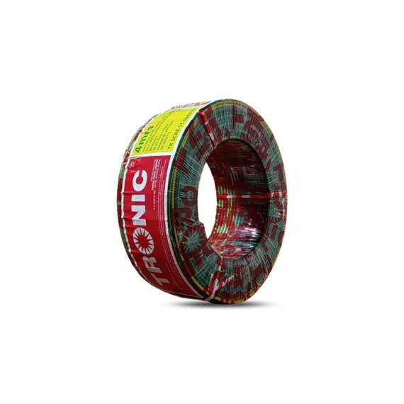 Tronic TK SCRE-ST-0040-YG 4.0mm Yellow/Green Stranded Single Core Cable
