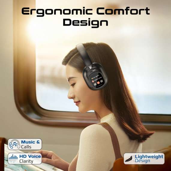 Promate HiFi Wireless Bluetooth V5.3 Hybrid ANC Headphones, 6 image