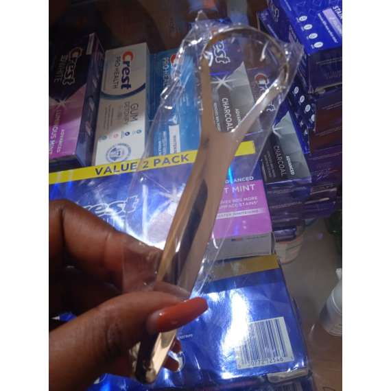 Generic Stainless Steel Tongue Scraper, 2 image