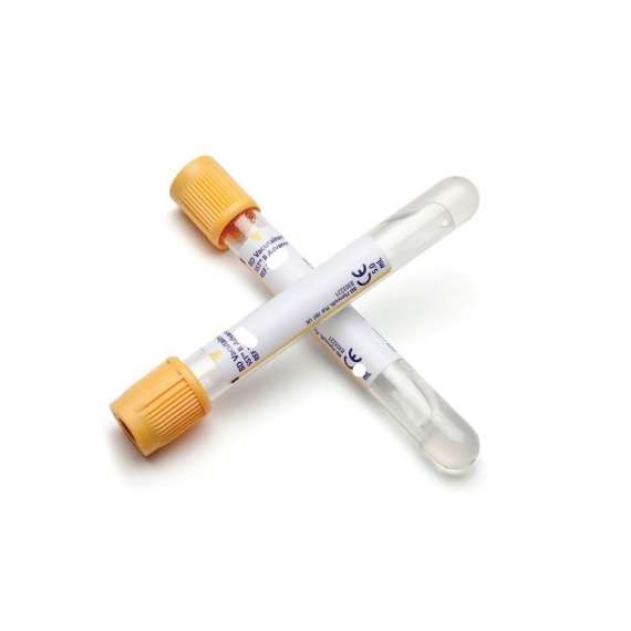 BD SST II Advance Yellow Top 100Pack Vacutainer Tubes, Draw Volume: 8.5ml