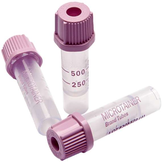 BD Microgard Closure 50Pack Microtainer Tubes,  Vacutainer Tubes Type: K2 EDTA tube/Lavender