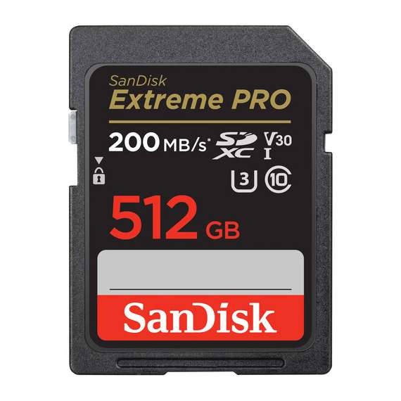 Sandisk Extreme PRO UHS-I SDXC 512GB Memory Card