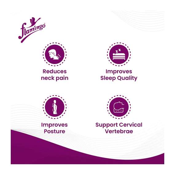 Flamingo Premium Orthopedic Pillow, 2 image