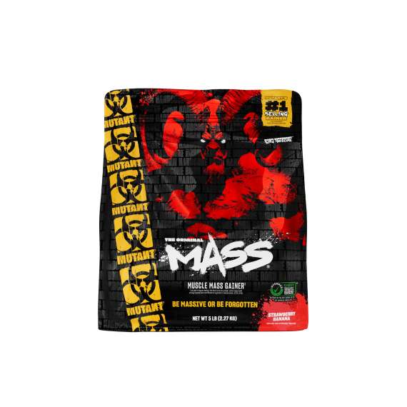 Mutant Mass 2.27Kg Muscle Mass Gainer, Flavor: Strawberry Banana