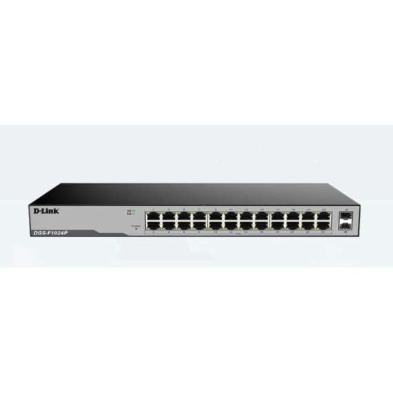 D-link DGS-F1024 24 Port Gigabit Unmanaged POE Switch