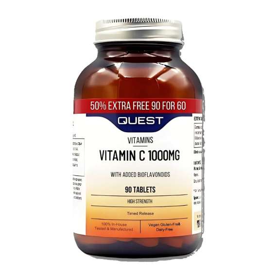 Quest VitaminC 1000mg 90Tablets Supplement