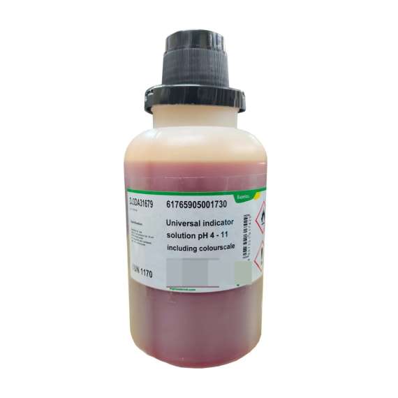 Griffchem 500ml Universal Indicator Solution 4-11 Lab Reagent