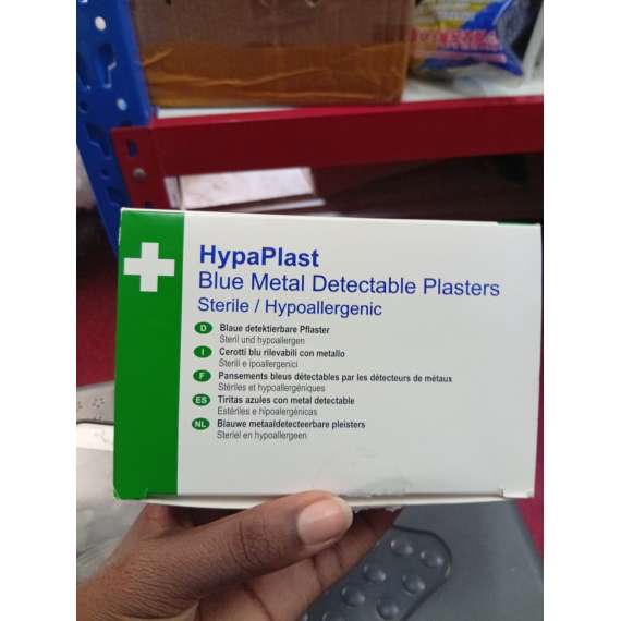 Hypaplast Blue Metal Detectable Plasters, 2 image