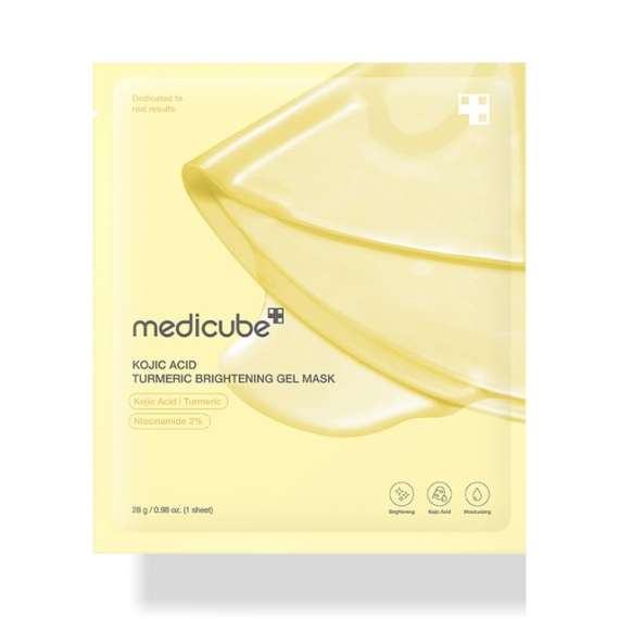 Medicube 10Pieces Kojic Acid Turmeric Brightening Gel Masks