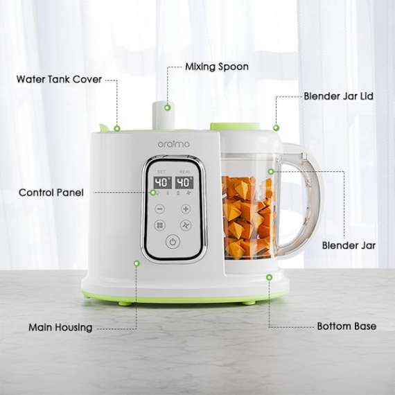 Oraimo SmartBabyFoodMaker 1000ml Baby Food Maker, 2 image