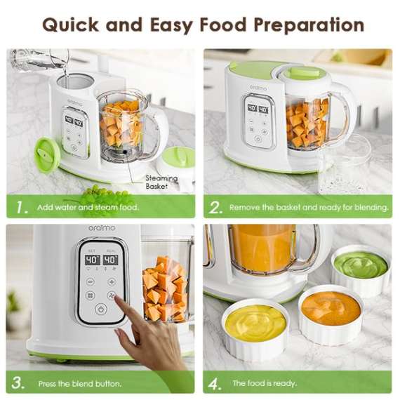 Oraimo SmartBabyFoodMaker 1000ml Baby Food Maker, 4 image